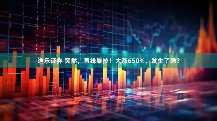 途乐证券 突然，直线暴拉！大涨650%，发生了啥？